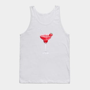 Strawberry daiquiri cocktail Tank Top